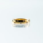 ANELLO DONNAORO SERENA ORO GIALLO E DIAMANTI