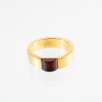 ANELLO GUCCI ORO GIALLO CON GRANATO
